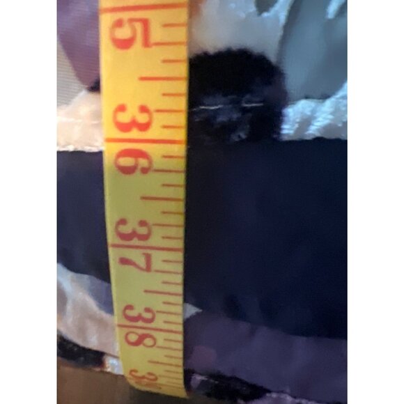 CAbi Dress M Radiant Velvet Burnout Style Purple Orange Fall Slip Dress‎ - Picture 4 of 9